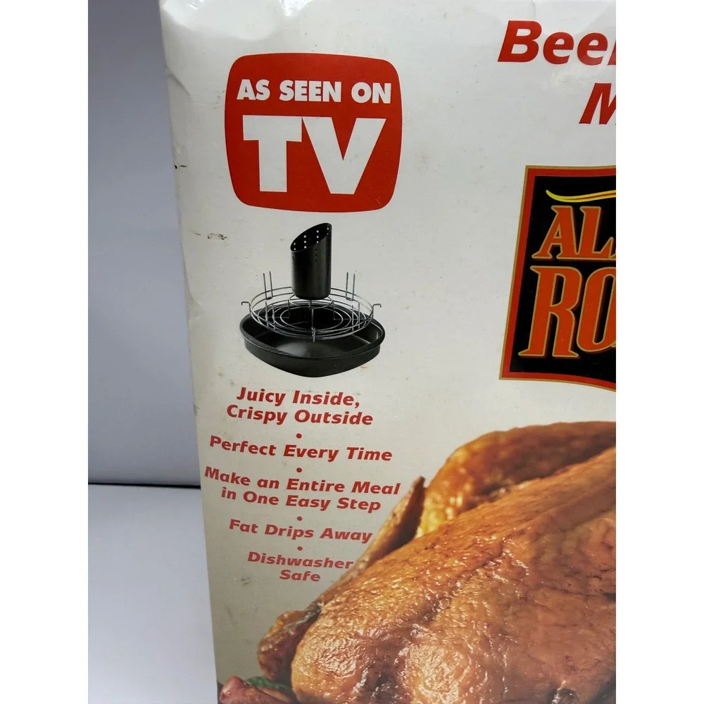 Ale House Roaster Beer Can Chicken Cooker Vertical Roasting Pan As Seen On TV